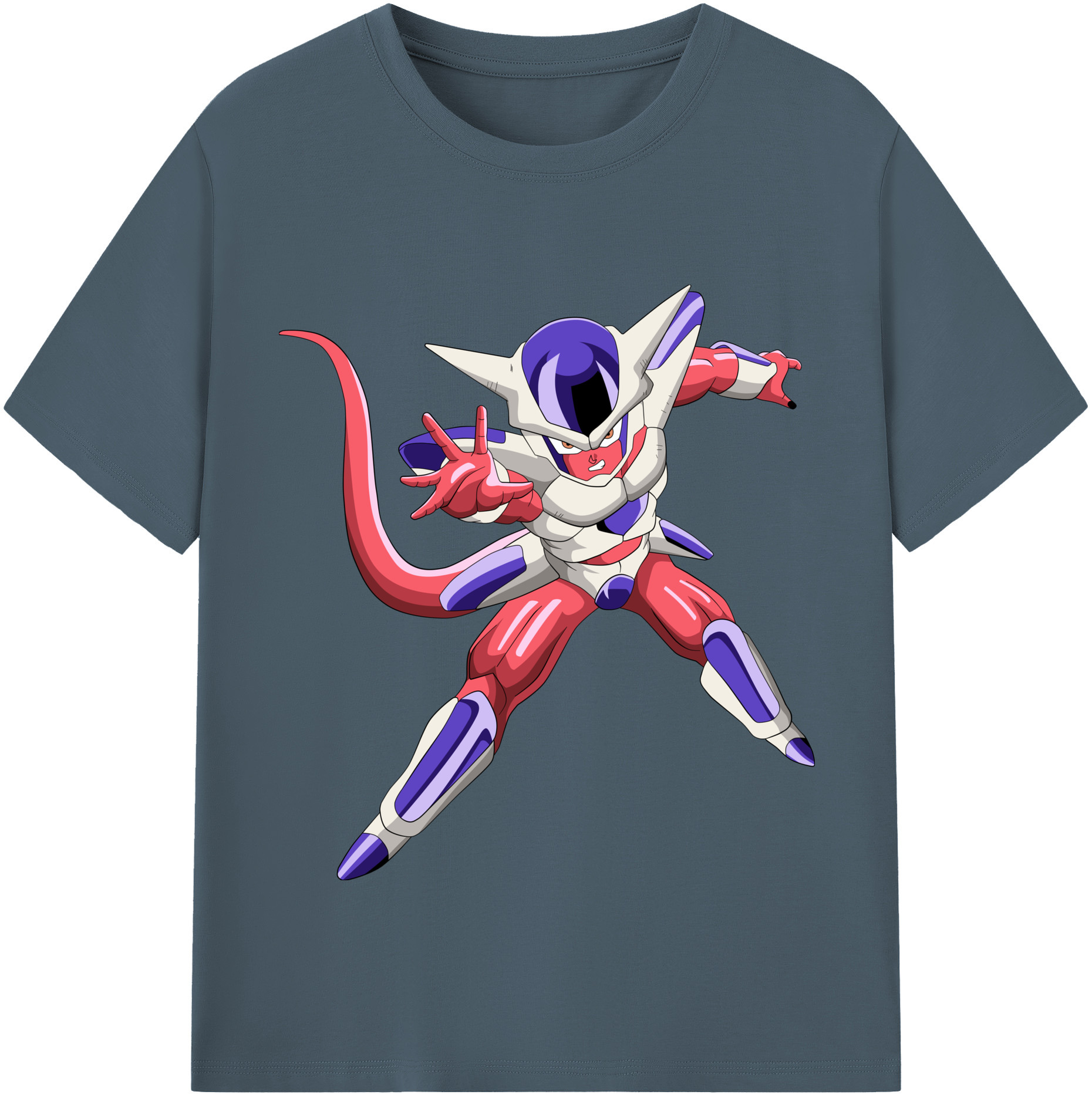 （画像用） ドラゴンボール フリーザ DRAGON BALL Frieza 綿100％半袖Tシャツ（フロントプリント）